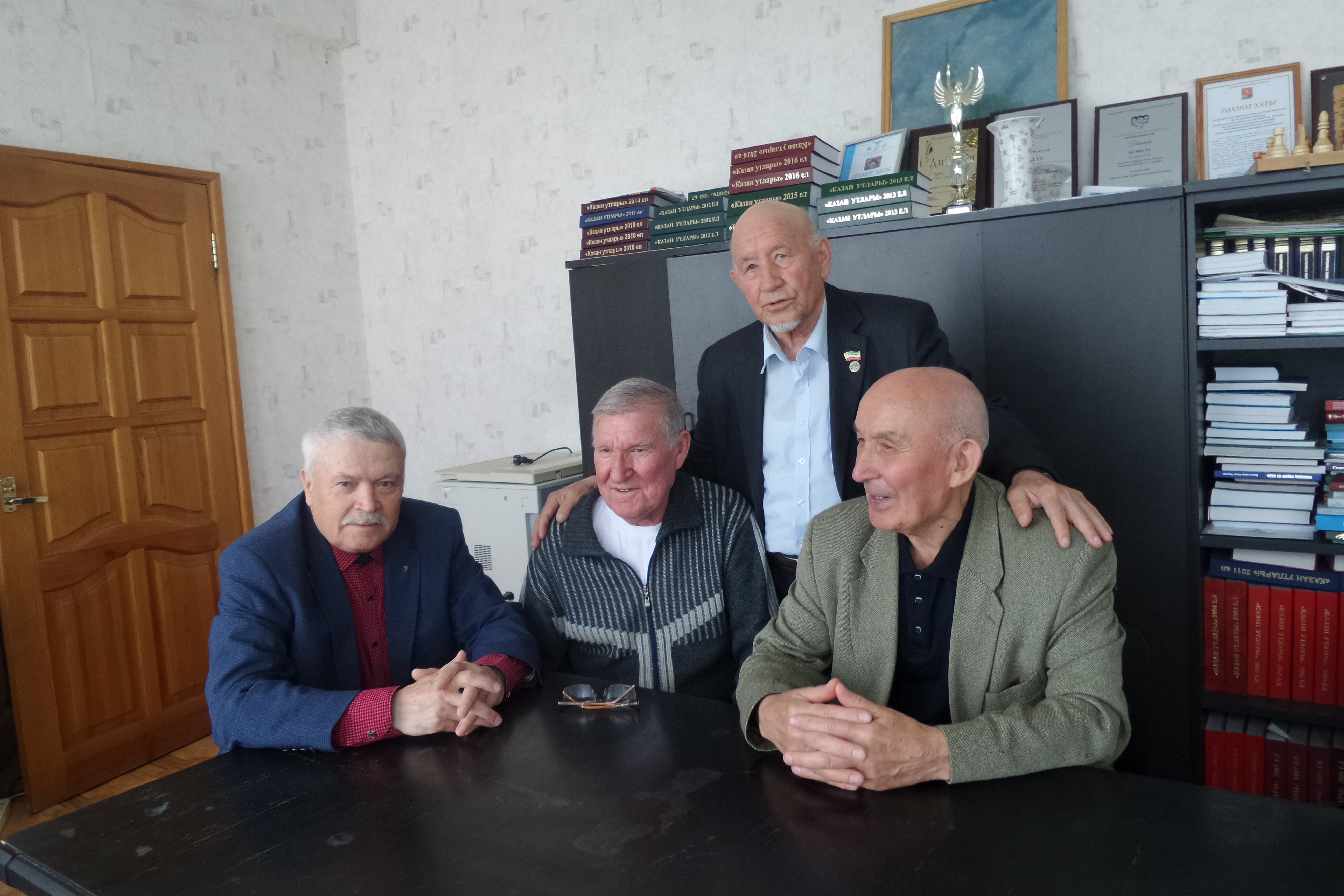 «Казан утлары»нда Масель Галиев, Гәрәй Рәхим, Айдар Хәлим, Равил Фәйзуллин. 2012 ел.